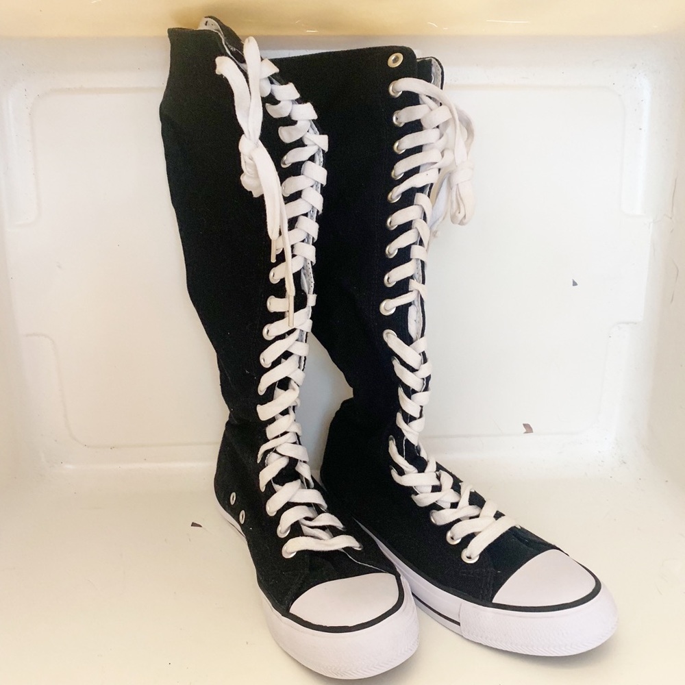 Airwalk Canvas Knee High Sneakers 15"